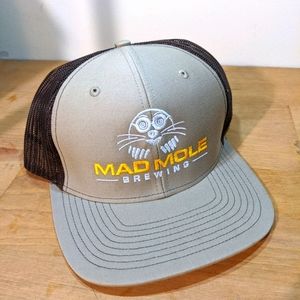 Mad mole brewing snapback trucker hat